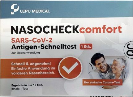 LEPU NASOCHECKcomfort SARS-CoV-2 Ag Selbsttest Na.